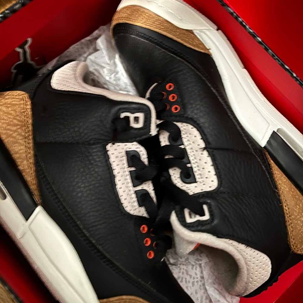 Jordan Black and Brown Sneakers